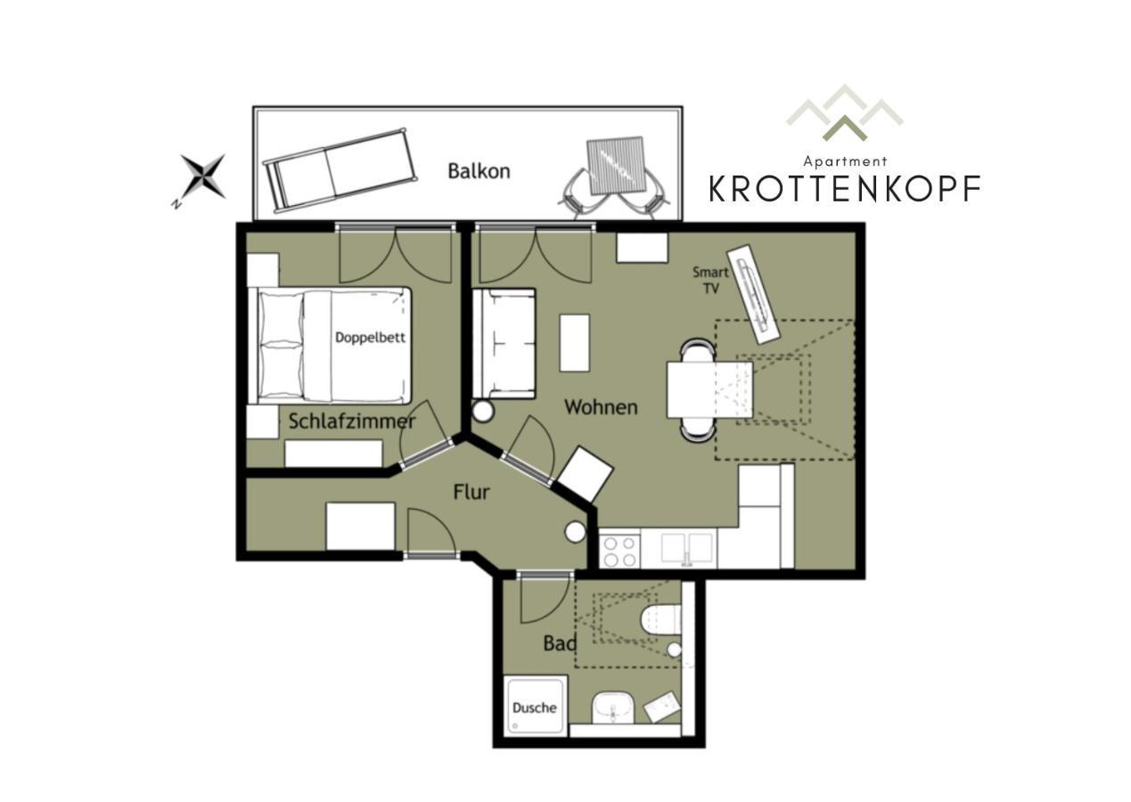 Apartament Bergquartier - Krottenkopf